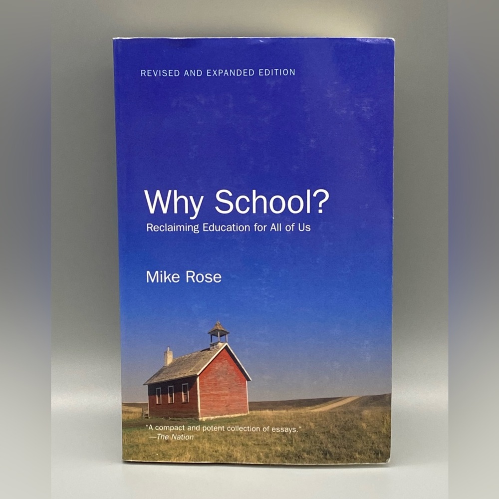 Why School? Reclaiming Education for All of Us Paperback